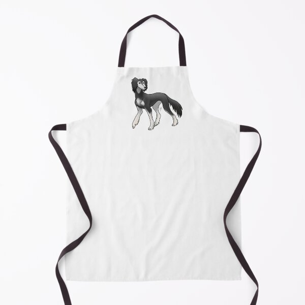 Item preview, Dog - Saluki - Black and Silver Feathered designed and sold by Jennifer Stolzer.