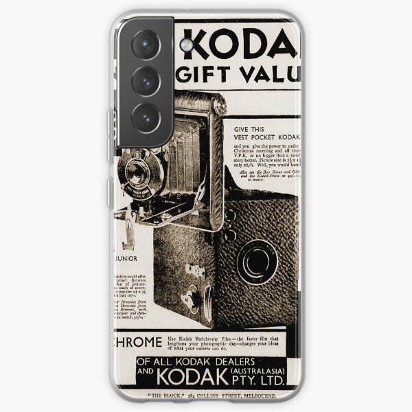 Retro / Vintage Old Kodak Camera Ad Samsung Galaxy Soft Case