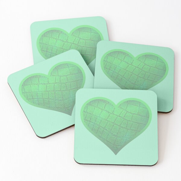 Item preview, Iridescent Crocodile Skin Heart designed and sold by Bumblefuzzies.