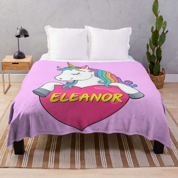 Item preview, Eleanor Personalized Cute Unicorn Heart designed and sold by Suphiss.
