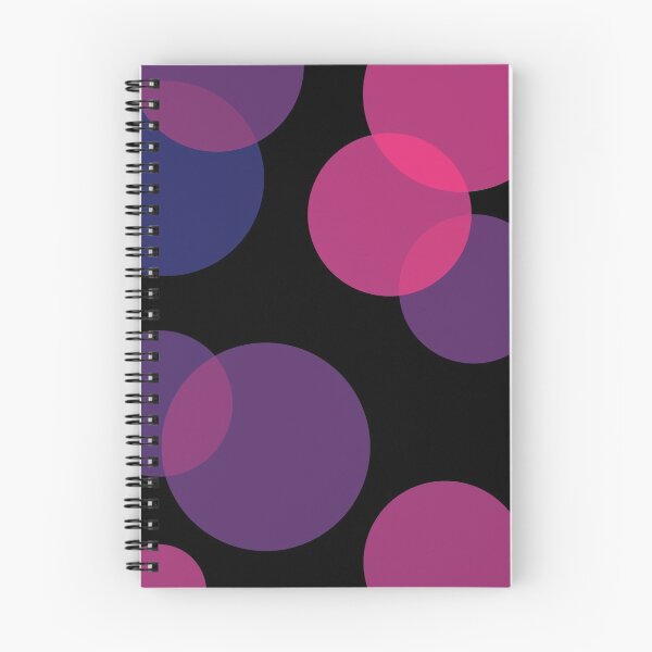 Aperçu de l'œuvre Motif de fusion de cercles violets et roses créée et vendue par holdmypixels.