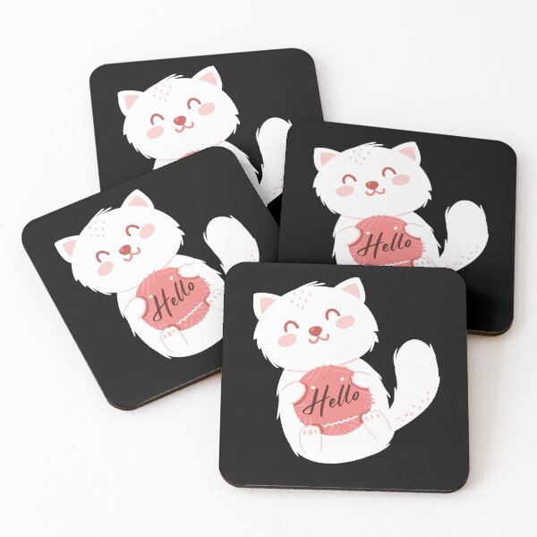Item preview, Cute Cat Hello designed and sold by IyadBro.