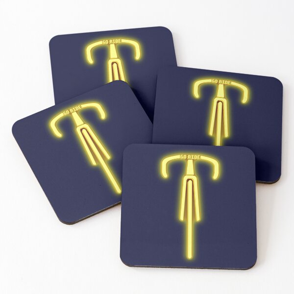 Item preview, Go Ride Your Bicycle Gold Neon Glow designed and sold by RabeDesigns.