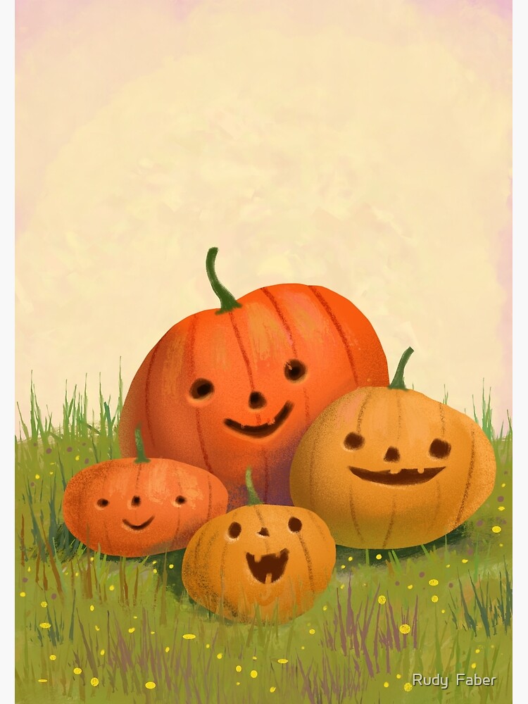 Halloween Pumpkin Family by rudyfaber