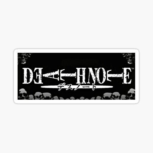 Death Note Stickers Redbubble - the death note roblox