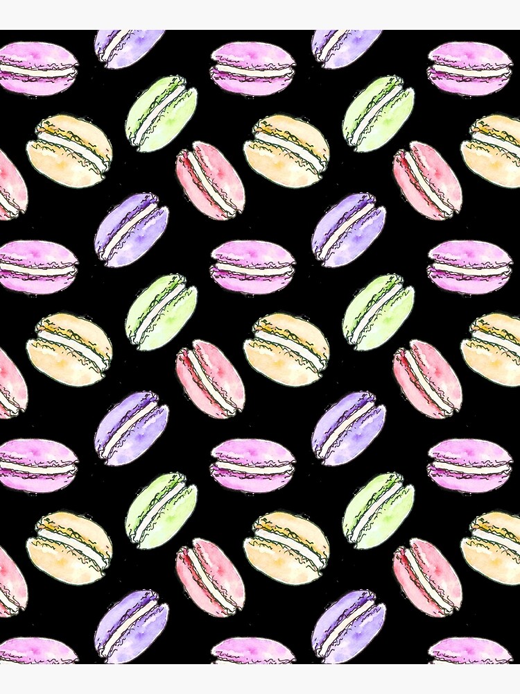 Thumbnail 6 of 6, Apron, Watercolour Macaroon Design designed and sold by Clare Walker.
