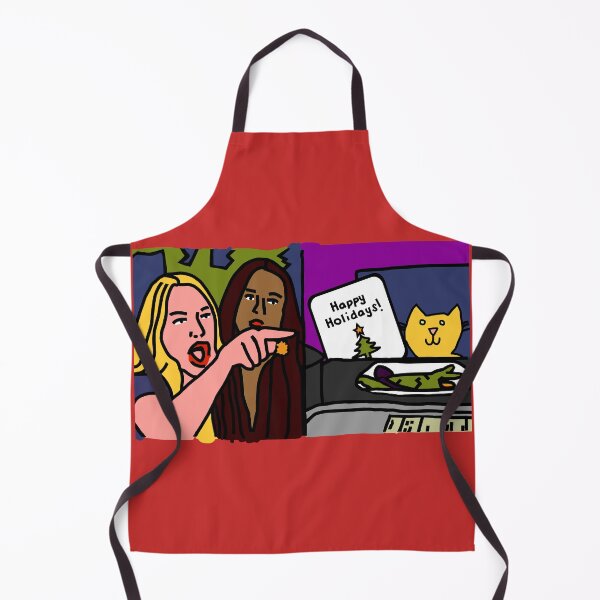 Item preview, Woman Yelling at Cat Memes Happy Holidays at Christmas designed and sold by ellenhenry.