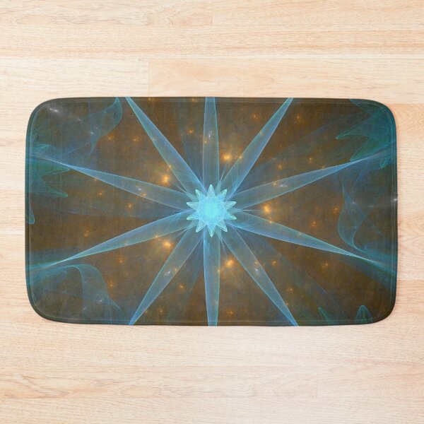 Item preview, Blue Star with Twinkle Golden Bronze Background designed and sold by IssyDesigns.