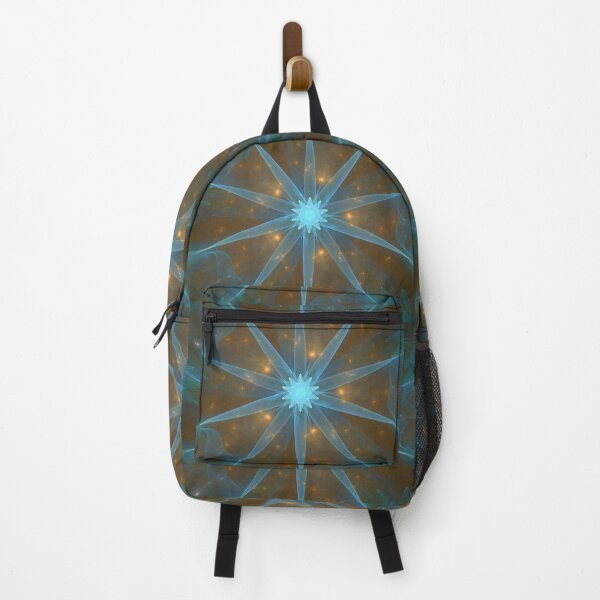 Item preview, Blue Star with Twinkle Golden Bronze Background designed and sold by IssyDesigns.