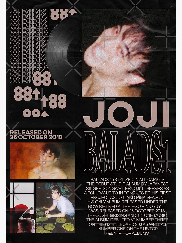 JOJI BALLADs1 POSTER by Jatiiwkeh