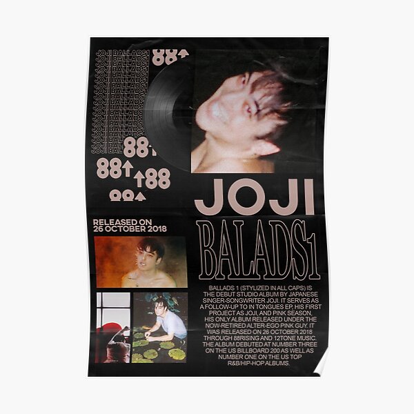 JOJI BALLADs1 POSTER Poster
