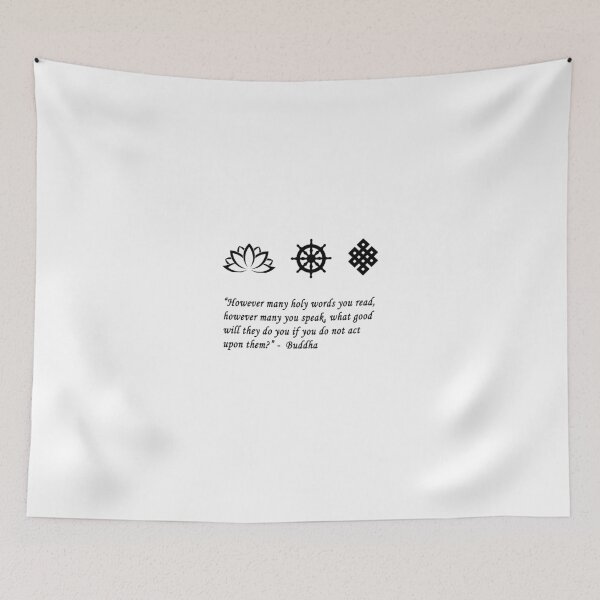 Item preview, Lotus Flower, Dharma Wheel, and Endless Knot designed and sold by jwdolgos.
