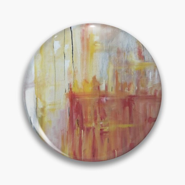 Item preview, Pastel Color Yellow Burgundy Abstract  designed and sold by IamTrending.