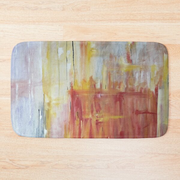 Item preview, Pastel Color Yellow Burgundy Abstract  designed and sold by IamTrending.