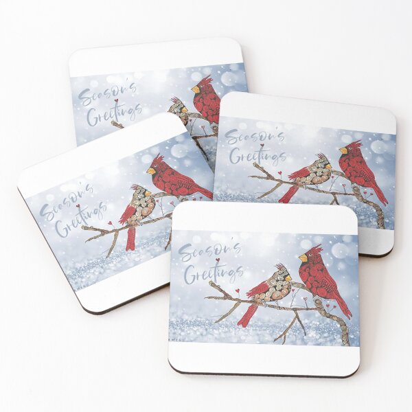Item preview, CARDINALS in LOVE 3 -Season's Greetings designed and sold by Kimberly McGrath.