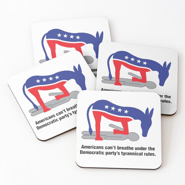 Item preview, Democrats suffocate Americans with tyrannical rules designed and sold by redbruhl.