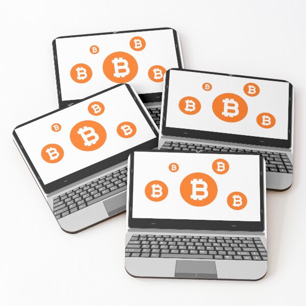 Item preview, realistic laptop vector illustration display bitcoin assets designed and sold by asep sarifudin.