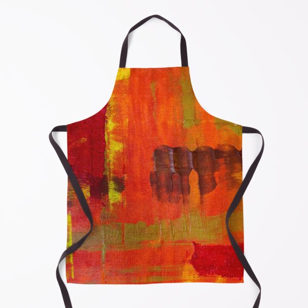 Item preview, Red Orange Yellow Abstract Art designed and sold by IamTrending.