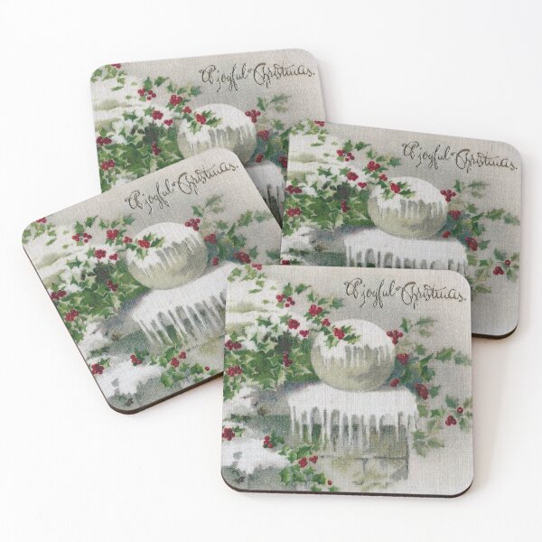 Item preview, Snow and Holly on Stone Gate Christmas designed and sold by fenneltea.