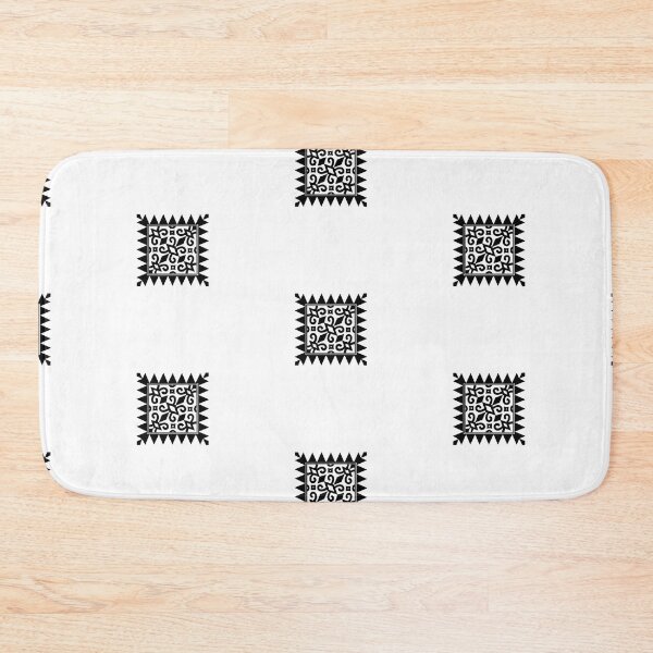 Item preview, Mosaic Geometric Graphics Black and White Abstract Line Art designed and sold by BrightMint.