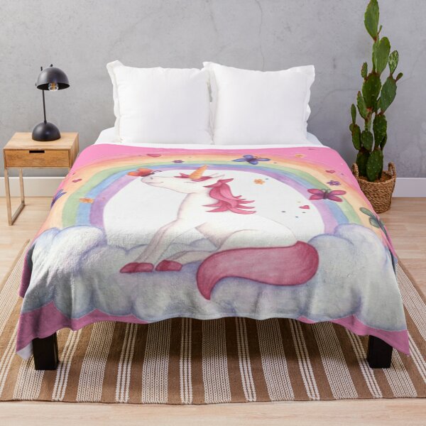 Magical Unicorn Throw Blanket