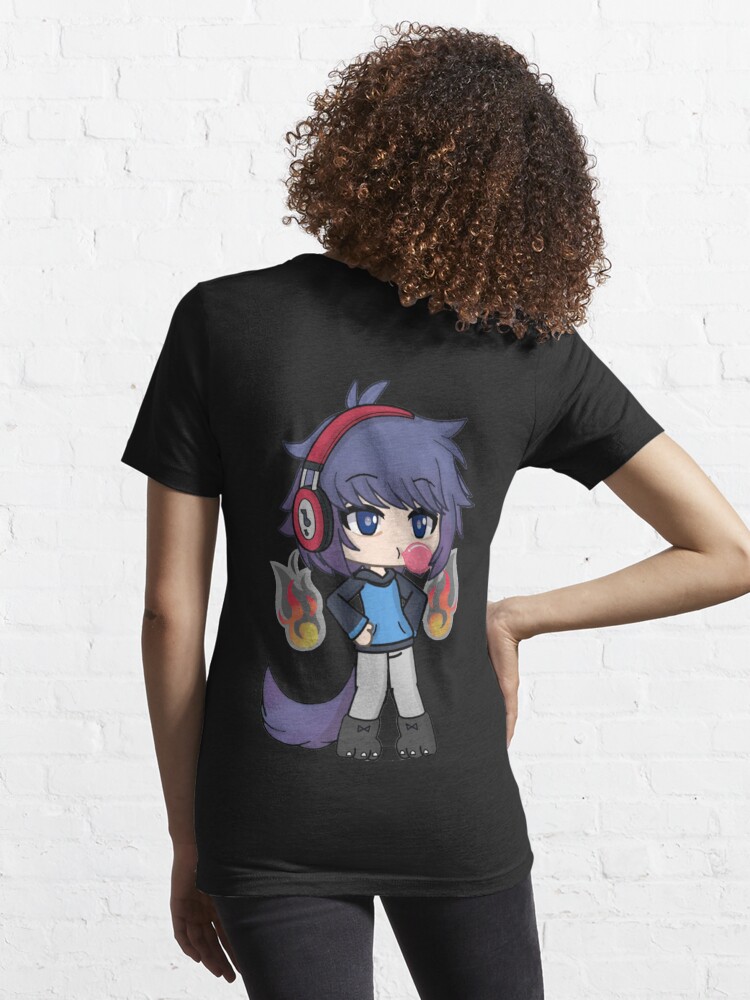 Camiseta Gacha life, personagens da vida Gacha, jogo Gacha