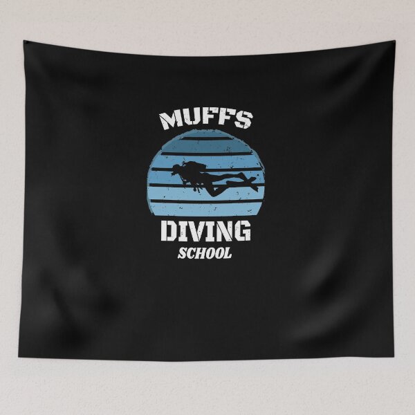 Item preview,  Muffs Diving School - Skull Retro Diving Lover gift  designed and sold by Run to Creations.