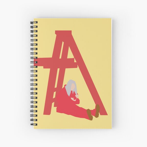 dont smile at me minimal album cover Spiral Notebook