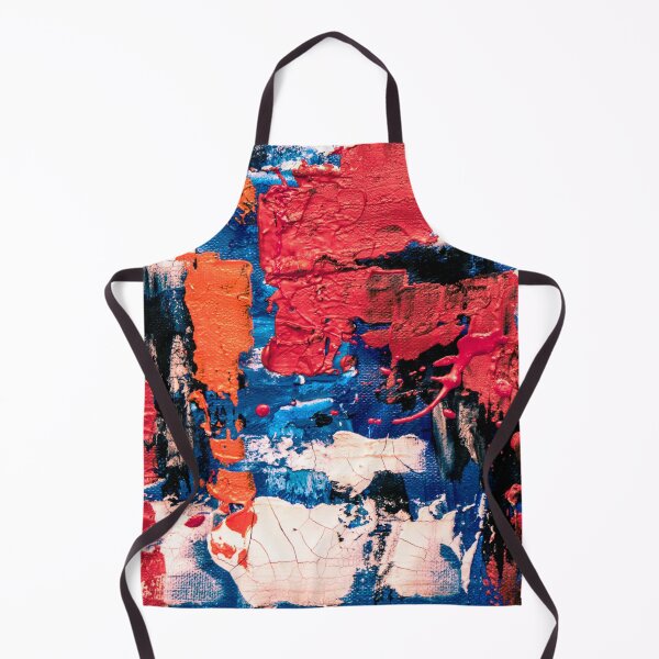 Item preview, Blue White Orange Red Abstract designed and sold by IamTrending.