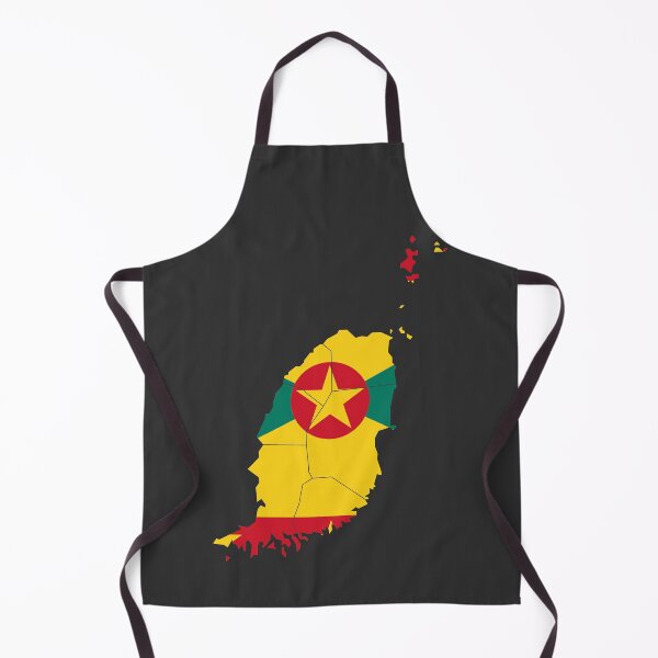 Item preview, Grenada Flag Map with regions designed and sold by Alo.