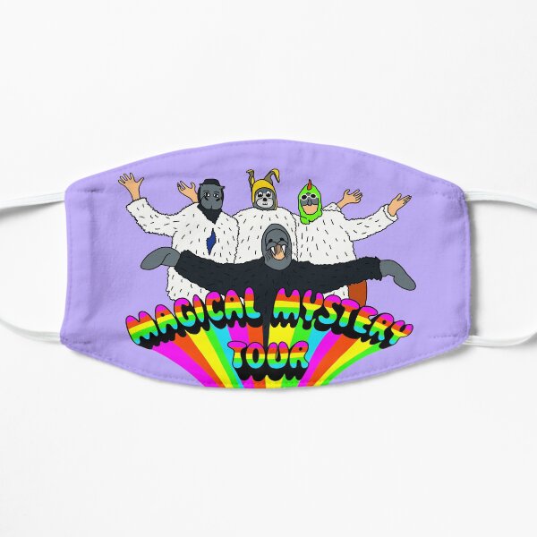 magical mystery tour Flat Mask