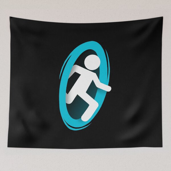 Item preview, Portal 2 Video Game - Funny Blue Teleport designed and sold by BlancaVidal.