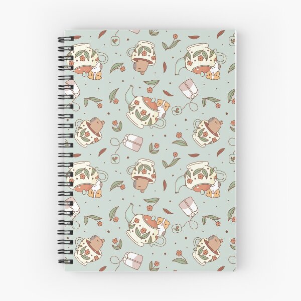Item preview, Guinea pig and capybara Tea Party Pattern, Bubu and Moonch  designed and sold by Miri-Noristudio.