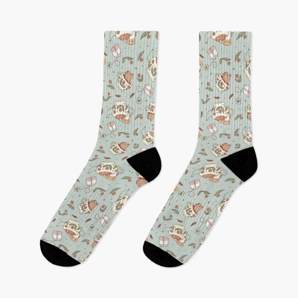 Item preview, Guinea pig and capybara Tea Party Pattern, Bubu and Moonch  designed and sold by Miri-Noristudio.