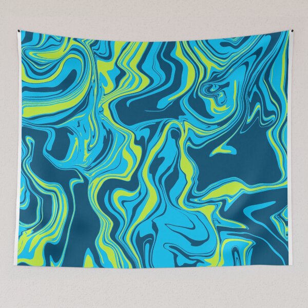 Artikelvorschau, Psycha Spring Psychedelic Marbling Melt entworfen und verkauft von WildNClassyFun.