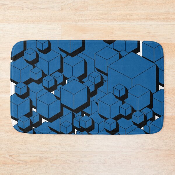 Item preview, 3D Cobalt blue Cubes  designed and sold by Amir Faysal.