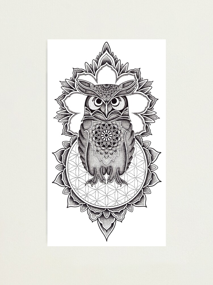 ⚠️ ⚠️ ⚠️ #Mandala #Pointillism #DotWork ⚠️ ⚠️ ⚠️ Isn't this customised  mandala #Owl cool? Grab it if it catches ... | Instagram