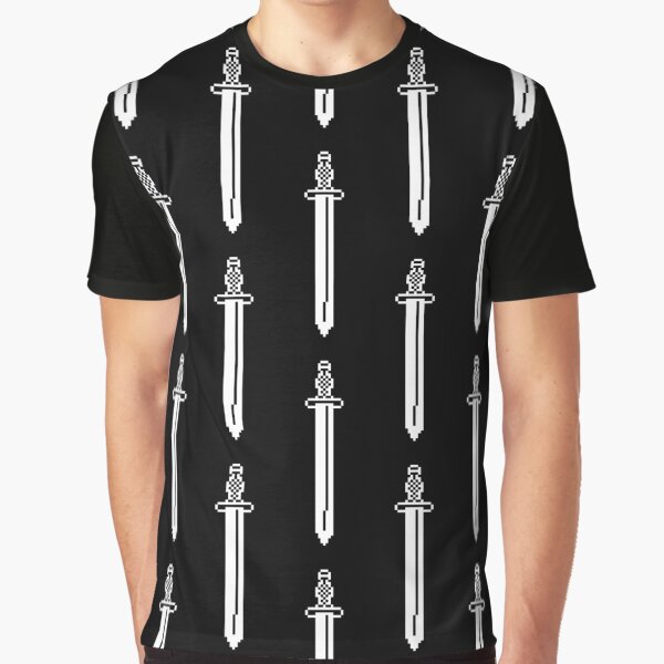 Vista previa del artículo con la obra «Pixel Sword», diseñado y vendido por Mykel AD.