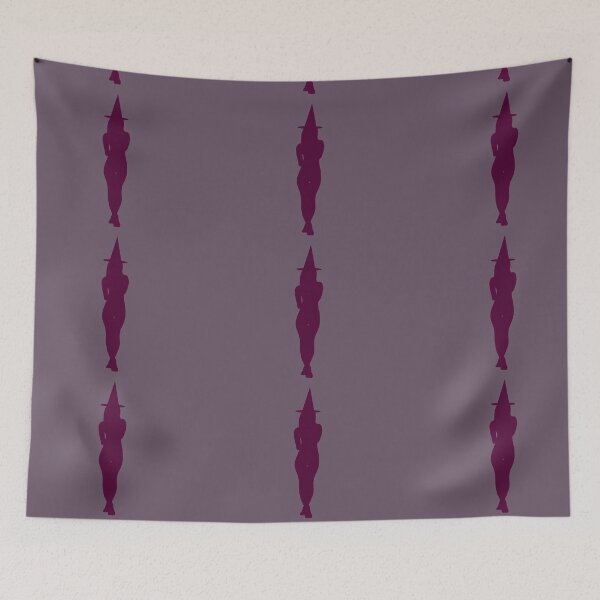 Item preview, Halloween witch sensual wine color silhouette designed and sold by BV-creas.