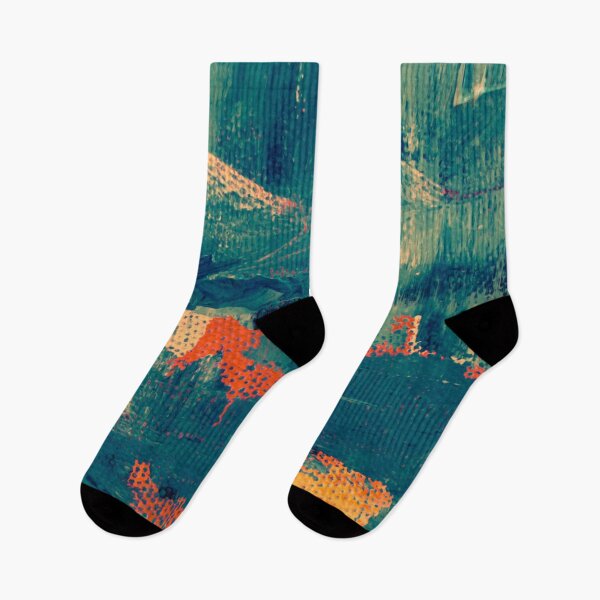 Item preview,  Blue Teal Orange Abstract  designed and sold by IamTrending.