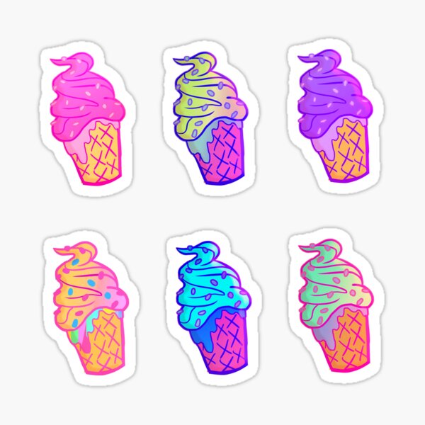 Ice cream cone Sticker