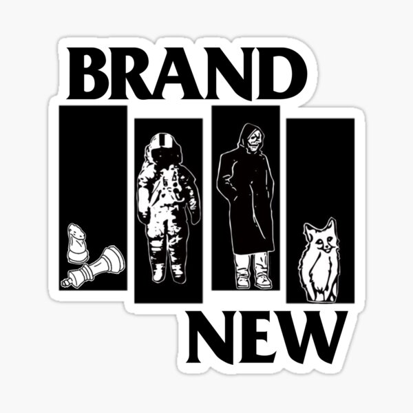 Brand New Band Stickers for Sale