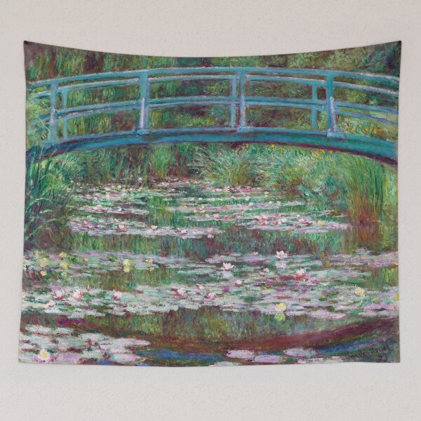 Item preview, CLAUDE MONET JAPANESE FOOTBRIDGE AND WATER LILIES designed and sold by w1ckerman.