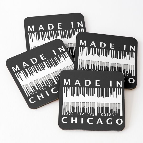 Item preview, Chicago Skyline Barcode (Made In Chicago) designed and sold by molamode.