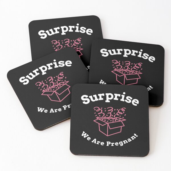 Item preview, Surprise We Are Pregnant - Baby Pink designed and sold by DiceNLDesigns.