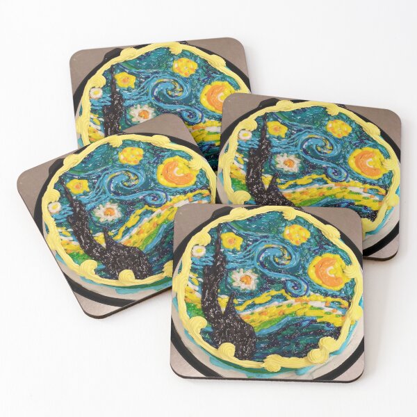 Item preview, Starry Night Cake designed and sold by gailmariekern.