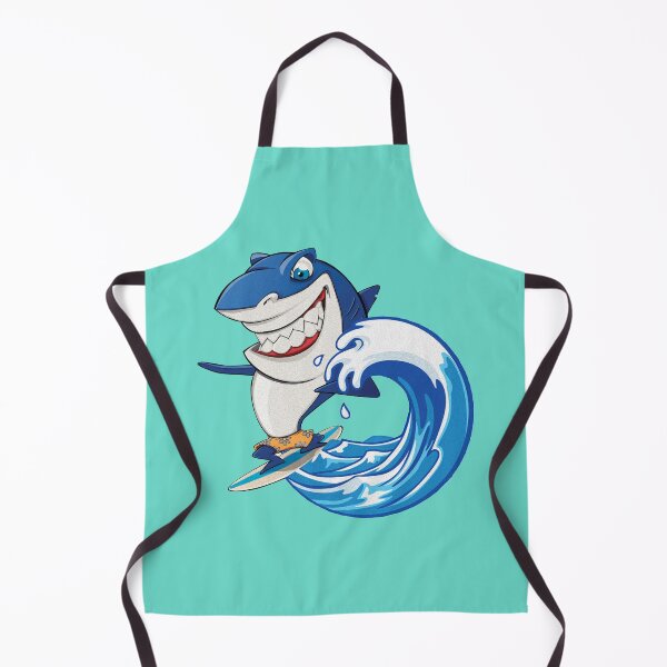 Item preview, Funny Shark week Surfing with a Surfboard in sea foam designed and sold by OdmiDesign.
