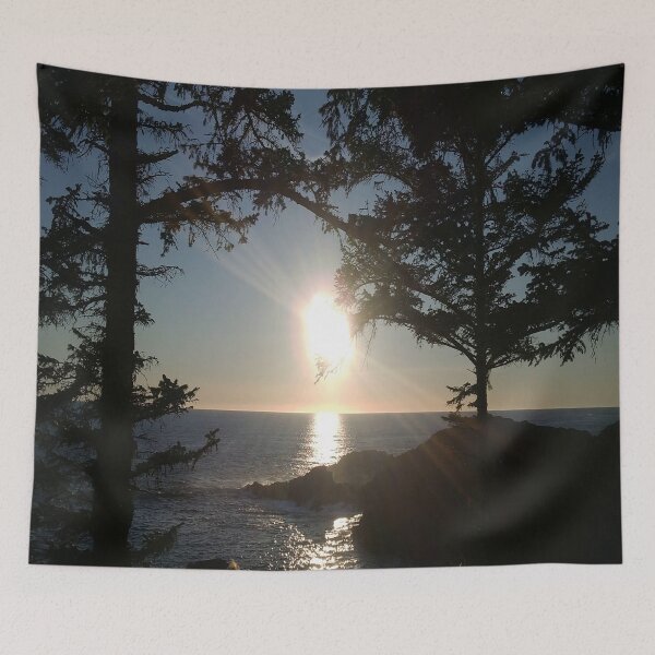 Item preview, Sunset at amphitrite point lighthouse designed and sold by darikamc.