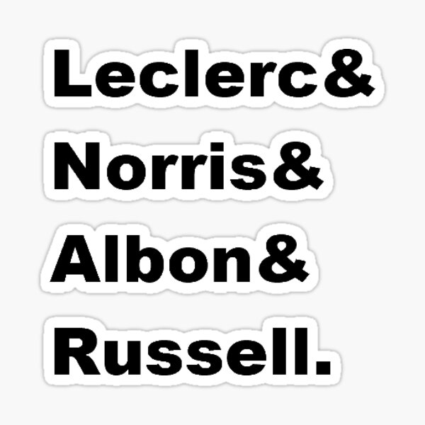 Formel 1 zucken Kader Sticker