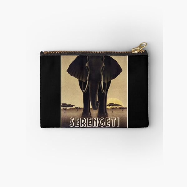 Item preview, Vintage Travel Poster: Serengeti Tanzania Safari designed and sold by Vintage Vibes.